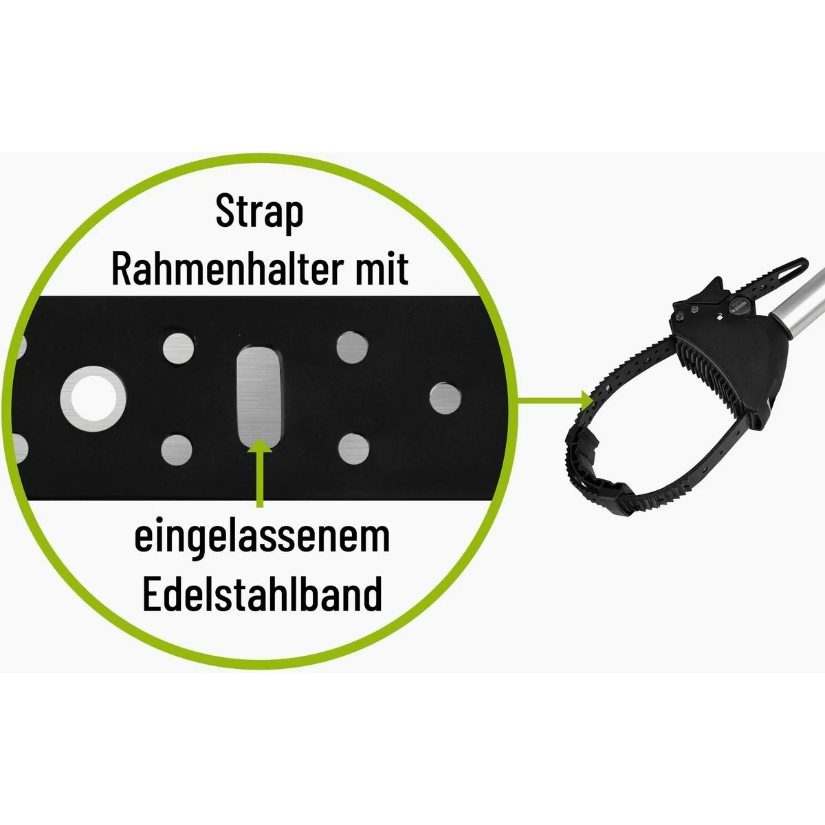 EUFAB Fahrradträger-Rahmenhalter, vielseitig einsetzbar, robust und langlebig 5