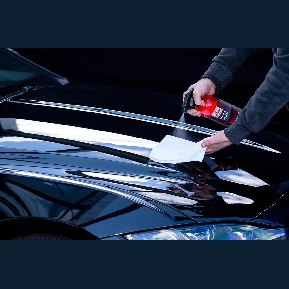 Nigrin Performance Ceramic Detailer 750ml, Lackpflege, Schutzfilm, Farbintensität 5