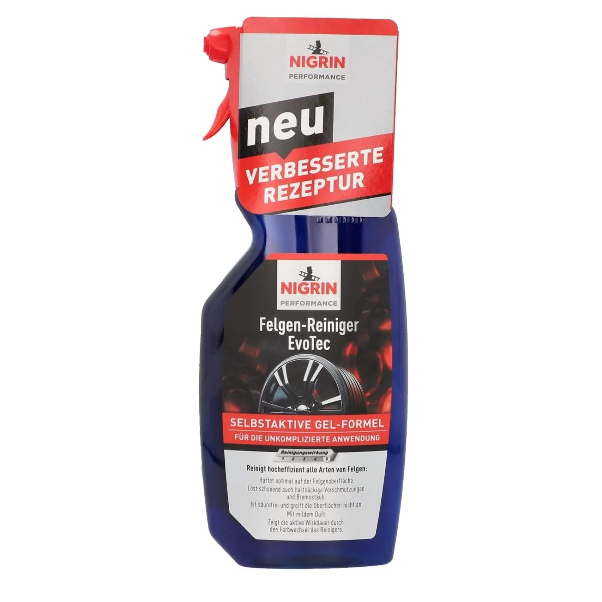 Nigrin Felgen-Reiniger EvoTec 750ml, selbstaktive Gelformel, RDKS-geeignet 2