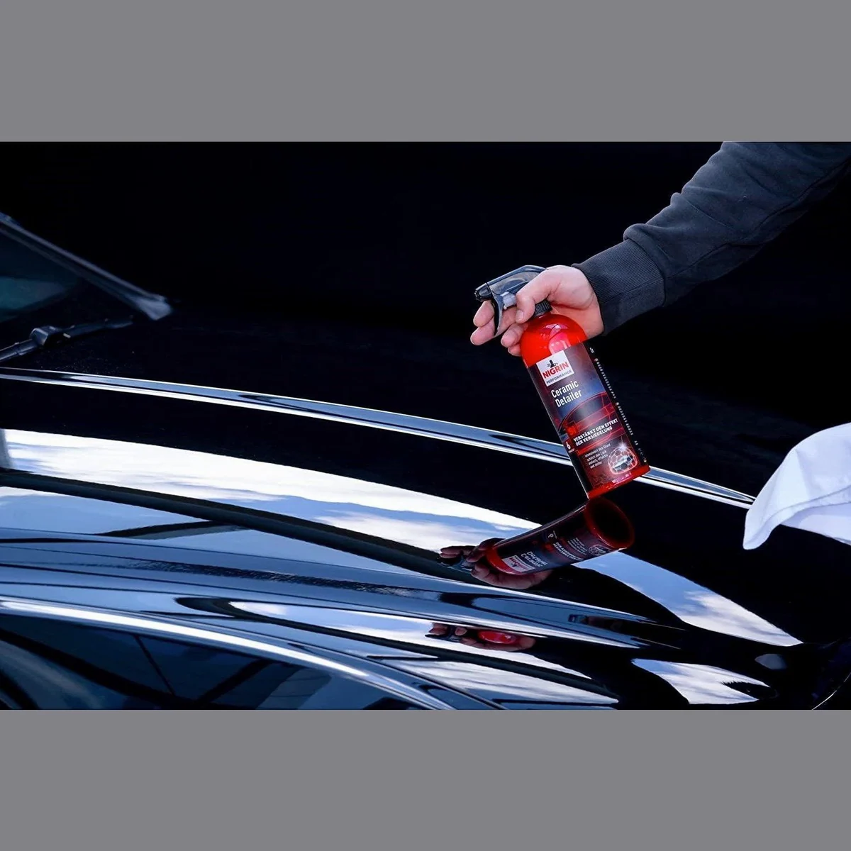 Nigrin Performance Ceramic Detailer, 6x750ml, effektiver Lackschutz und Glanzsteigerer 4