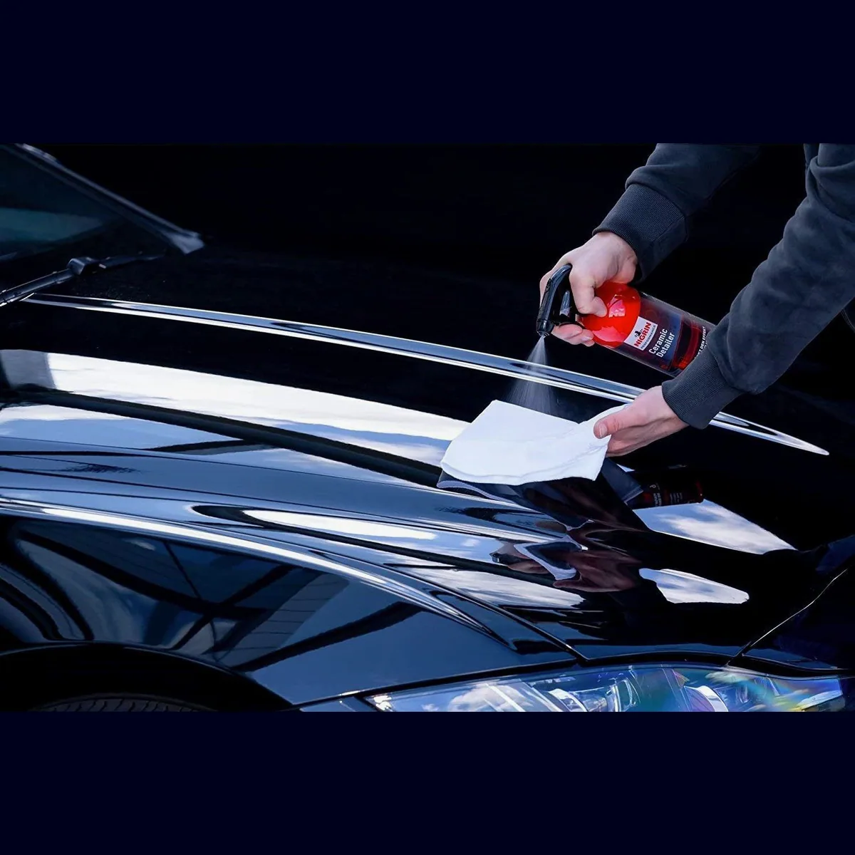Nigrin Performance Ceramic Detailer, 6x750ml, effektiver Lackschutz und Glanzsteigerer 5