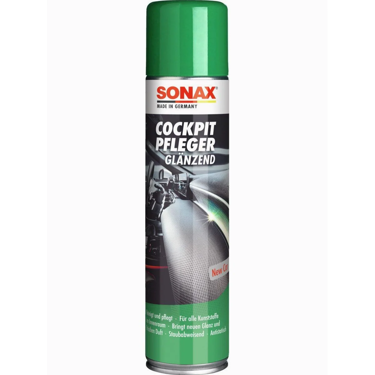 Sonax Cockpitpfleger New Car 400ml, antistatisch, staubabweisend, glänzende Pflege