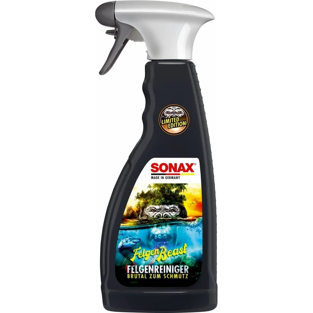 Sonax Felgenreiniger FelgenBeast Sonderedition, materialschonend, rötlicher Wirkindikator, für alle Felgenarten