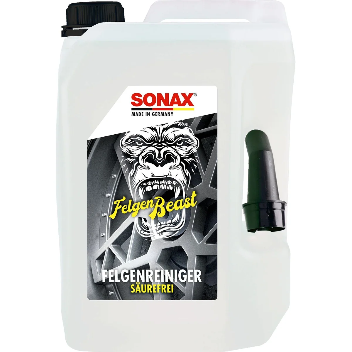 Sonax Felgenreiniger FelgenBeast 5 L, starke Reinigungsleistung, materialschonend, für alle Felgenarten