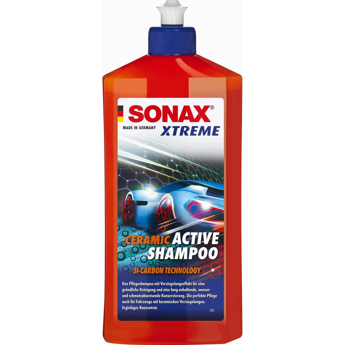 Sonax XTREME Ceramic Active Shampoo & Mikrofaser Waschhandschuh, gründliche Reinigung & Schutz 2