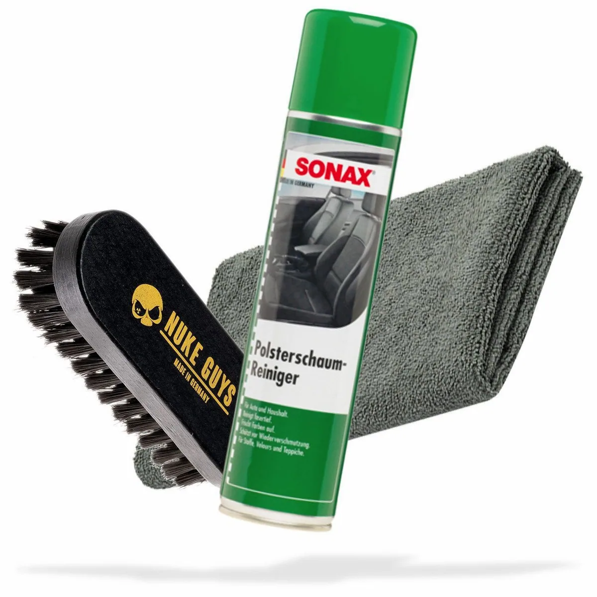 Sonax Polsterreinigungsset, effektiver Schaumreiniger und Bürste