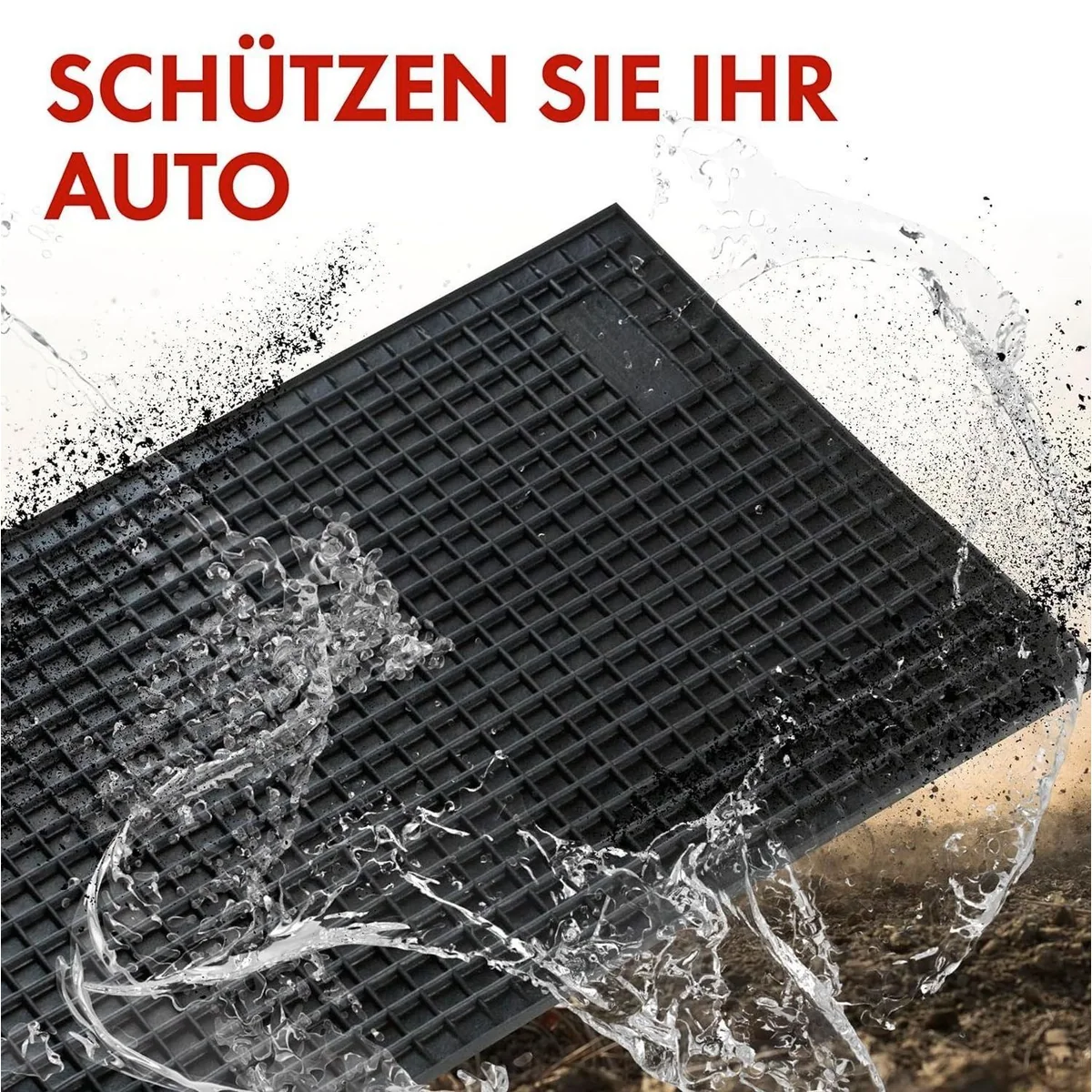Walser Universal-Fußmatten, 2x Gummimatte 50x70cm — universell einsetzbar, rutschfest, leicht zu reinigen 5