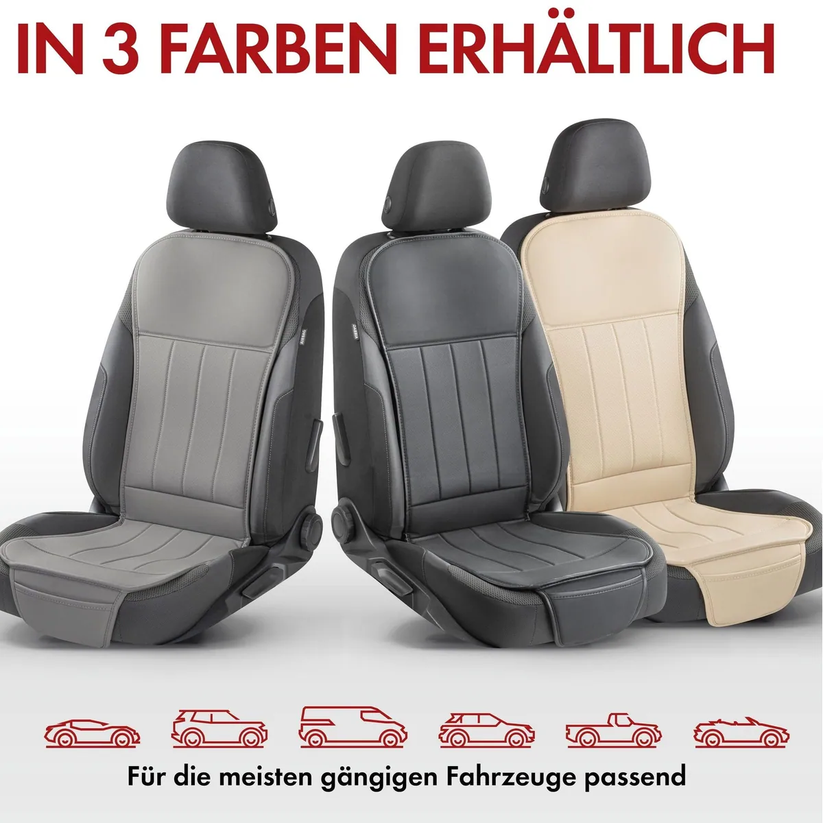 Walser Autositzauflage PKW Sitzauflage Lewis, elegantes Design, hohe Qualität 5
