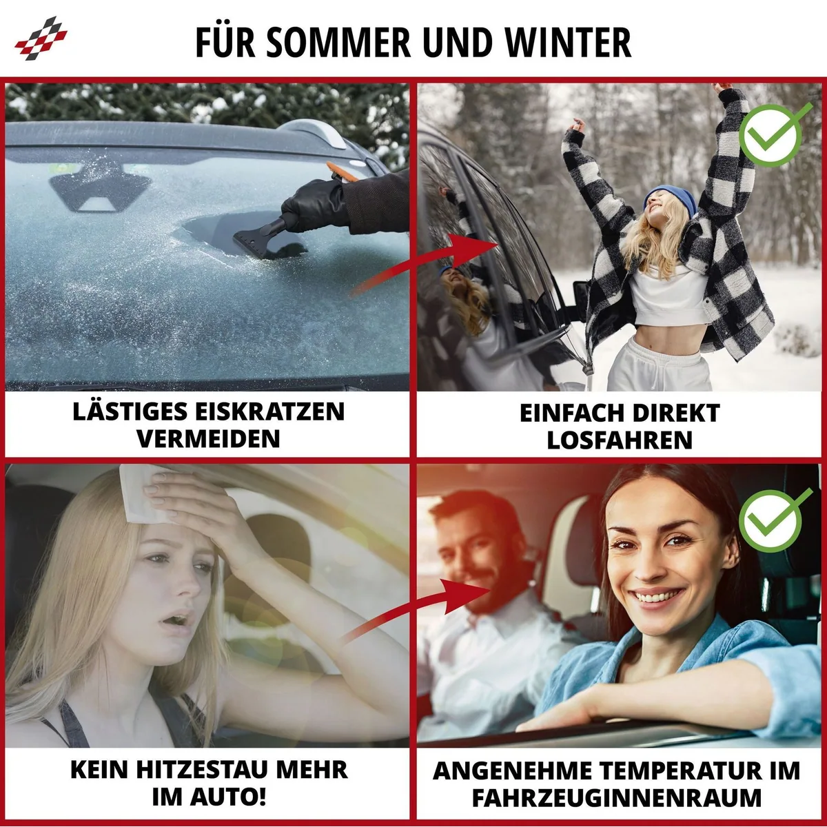 Walser Autosonnenschutz Thermo, optimaler Sichtfeldschutz gegen Witterungseinflüsse 5