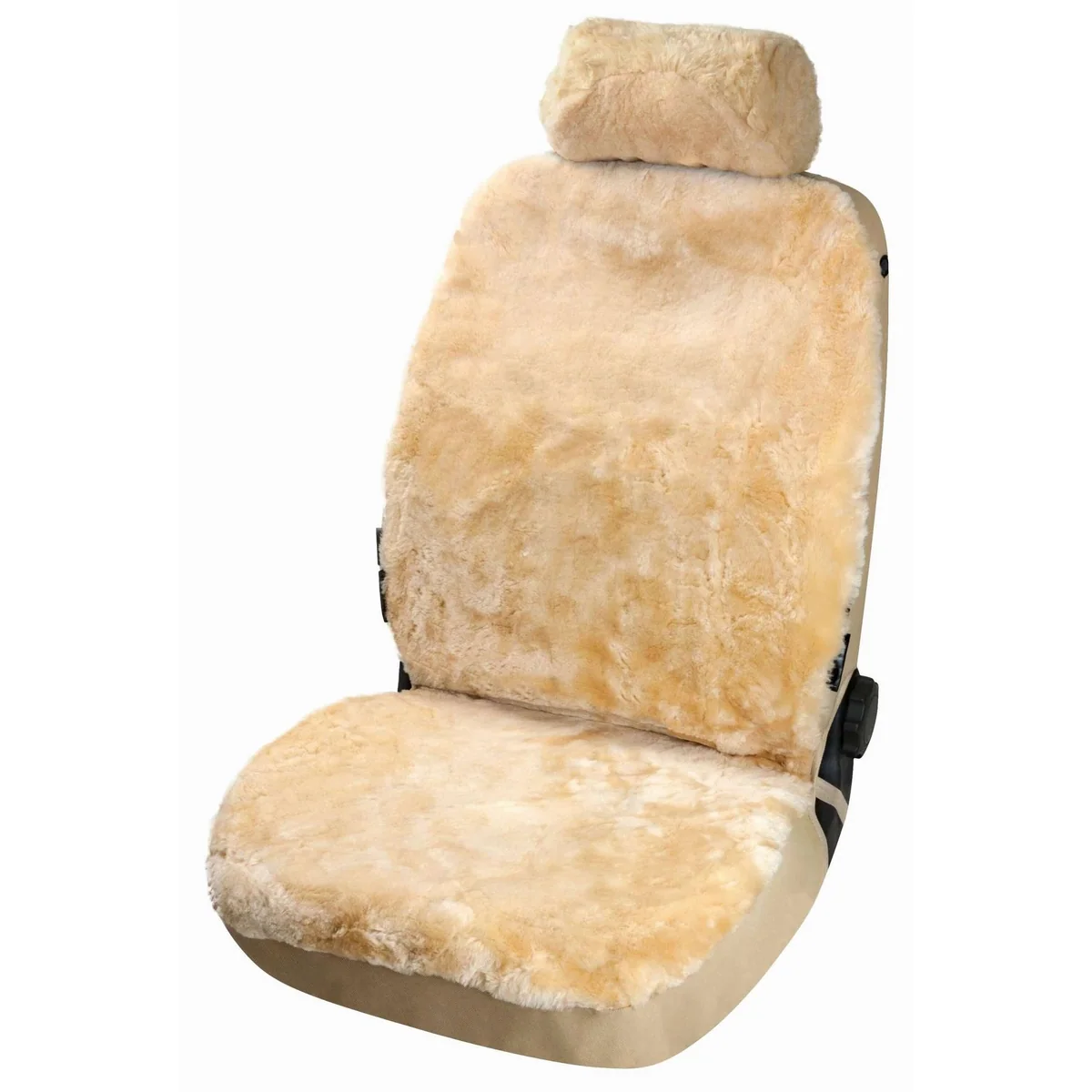 Walser Autositzbezug Iva, Komfort mit Naturfell, elegantes Design