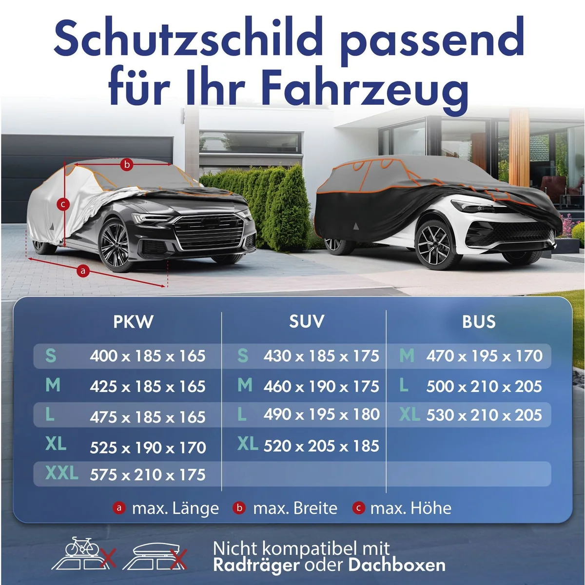 Walser Hagelschutzplane, robuster Schutz, wasserabweisend, einfache Befestigung 5