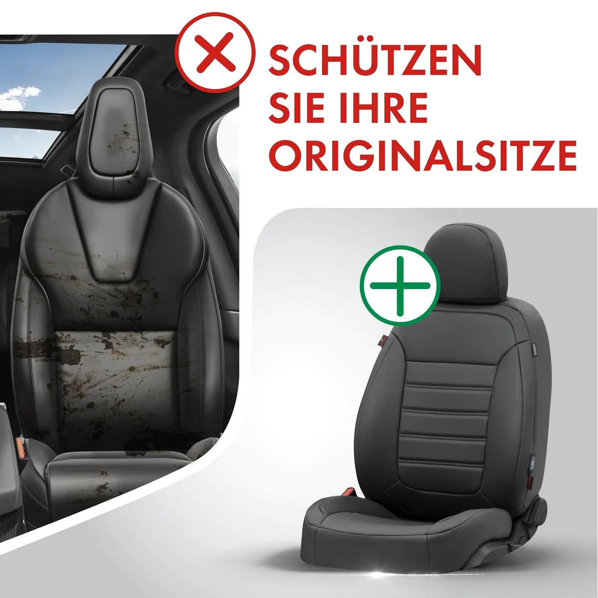 Walser Autositzbezug PKW, 7-teilig, perfekte Passform, hochwertige Stoffqualität 3