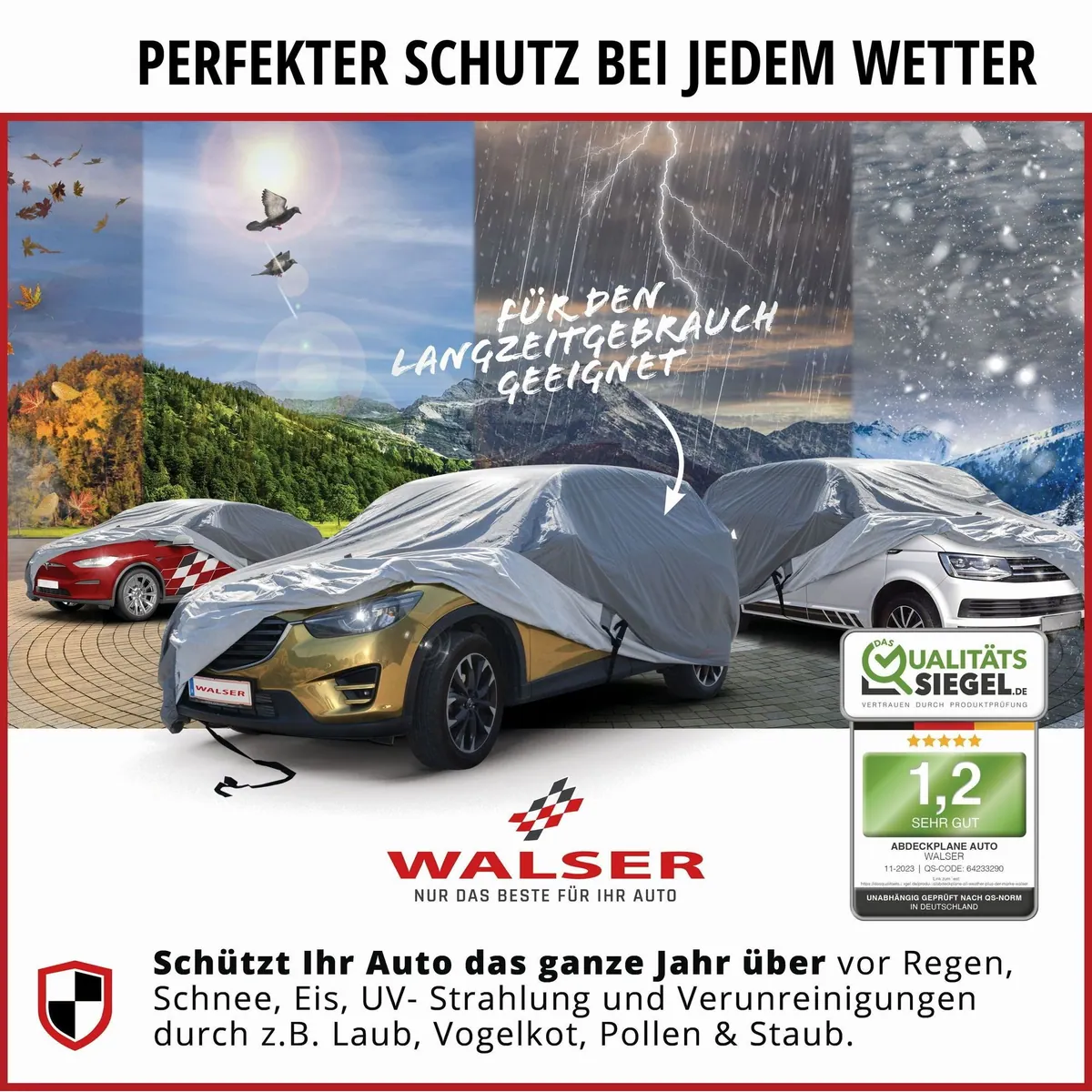 Walser Autoplane All Weather Plus L, wasserdicht, UV-beständig, langlebig 2
