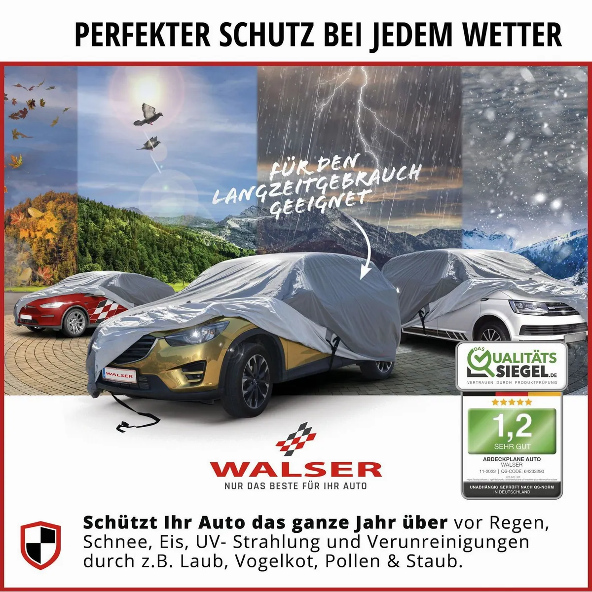 Walser Autoplane All Weather Plus SUV, wasserdicht, UV-beständig, langlebig 2